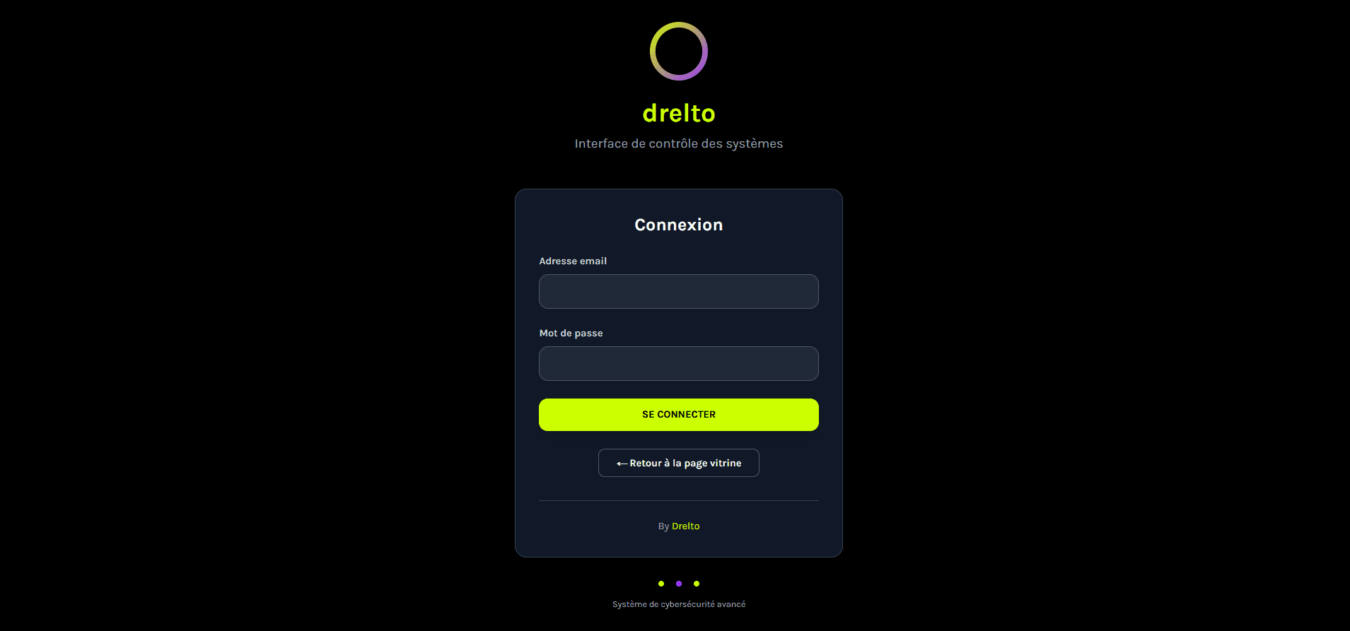 Interface de Connexion